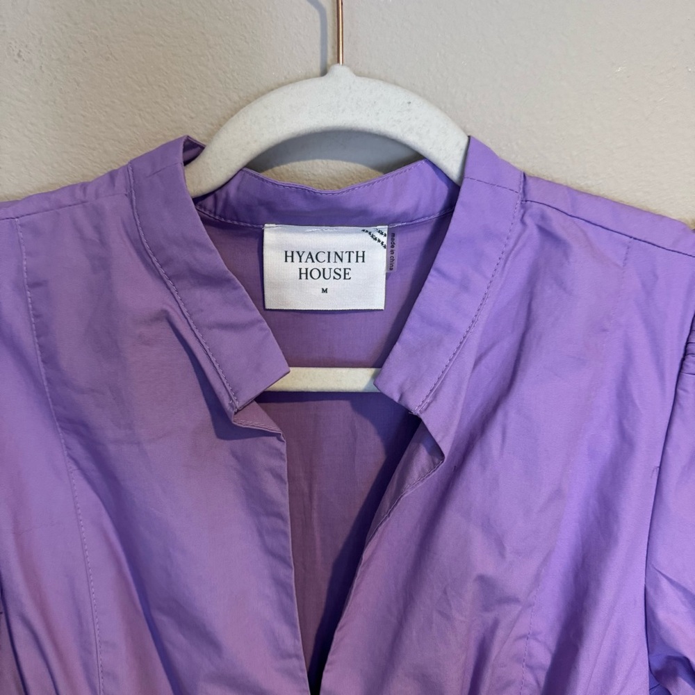 Tuckernuck Hyacinth House Lavender Embroidery Dowling Midi Dress - Picture 2 of 9